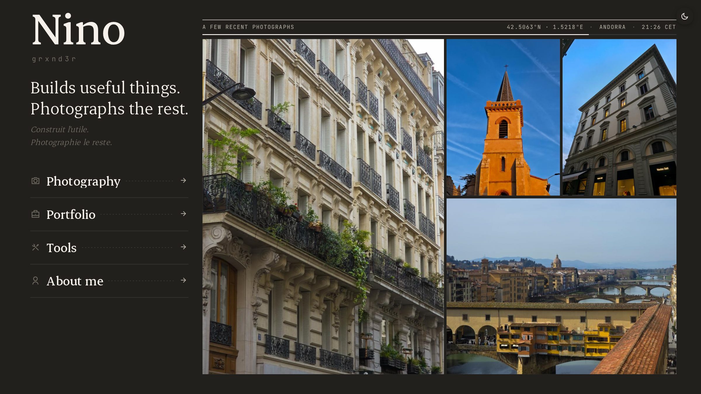 grxnd3r.com — screenshot